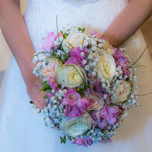 Bruidsboeket Kiezelhuys - Sarahstiersfotografie